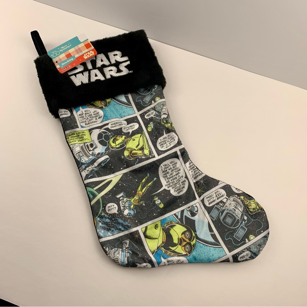 Disney Star Wars Comic 100 Years Retro Holiday Christmas Stocking Exclusive R2D2